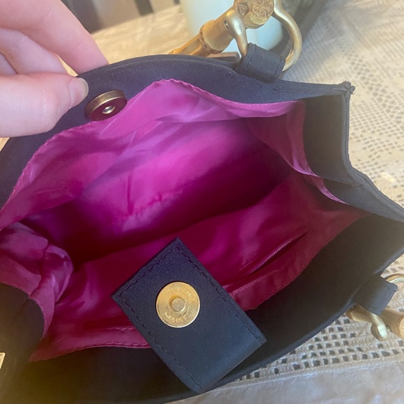 Small Summer Handbag With Fake Bamboo Detail Handles - Picture 7 of 7